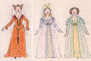  Rodillla and stepsisters - Ever After musical concept art