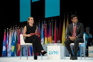  seconde dag of the summit One Young World in Ottawa, Canada, 29/09/16