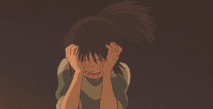  Spirited Away - Chihiro crying