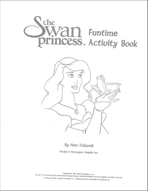  سوان, ہنس Princess Funtime Activity Book page 1