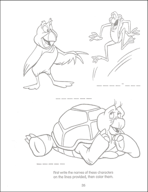  cisne Princess Funtime Activity Book page 35
