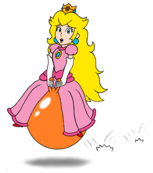 The Bouncing Princess Peach