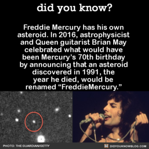  The Freddie Mercury Asteroid