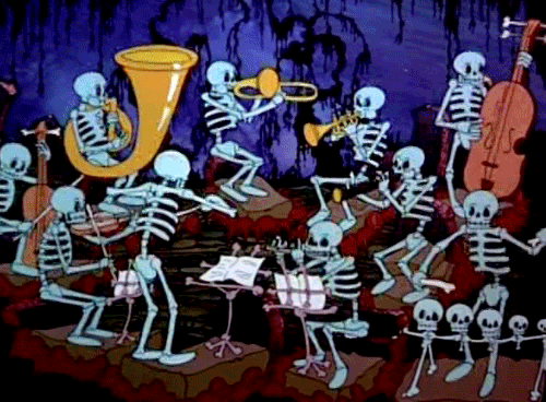 UB Iwerks skeleton band (animated gif) - TheCountess Fan Art (39972449