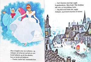  Walt Disney Bücher - Donald Duck's' Bookclub: Aschenputtel (Danish Version)