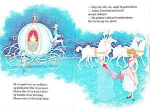  Walt Disney vitabu - Donald Duck's' Bookclub: cinderella (Danish Version)
