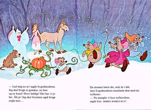  Walt Disney Books - Donald Duck's' Bookclub: Sinderella (Danish Version)