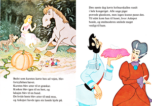 Walt Disney Books - Donald Duck's Bookclub: Cinderella (Danish Version)