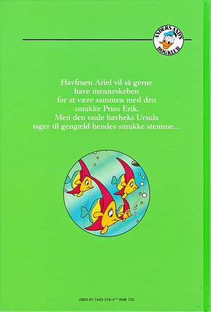  Walt Disney buku - Donald Duck's Bookclub: The Little Mermaid (Danish Version)