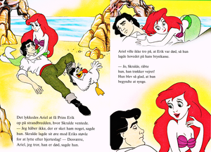  Walt Disney vitabu - Donald Duck's Bookclub: The Little Mermaid (Danish Version)
