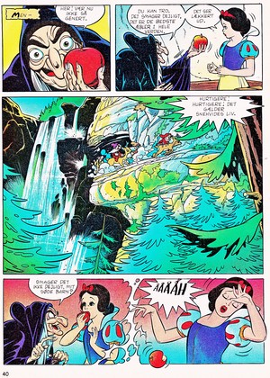  Walt डिज़्नी Movie Comics - Snow White and the Seven Dwarfs (Danish 1992 Version)