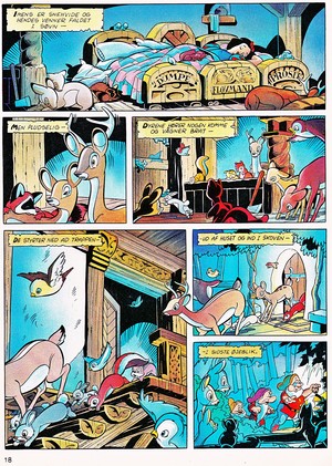  Walt 디즈니 Movie Comics - Snow White and the Seven Dwarfs (Danish 1992 Version)