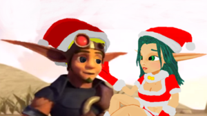 jak  mar  and keira hagai sexy christmas style 