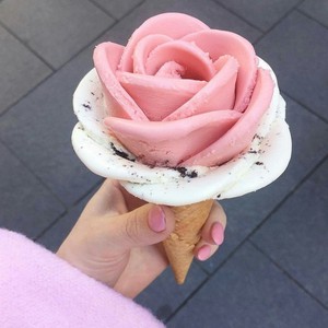 rose ice cream
