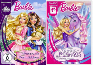  Barbie The Princess & The Pauper & The Magic of Pegasus new covers