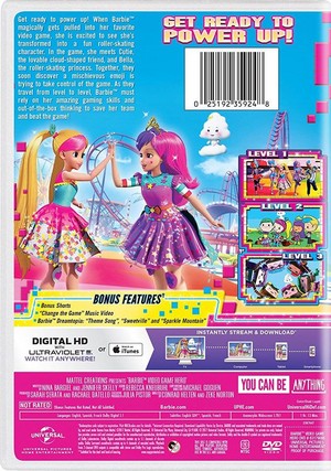  Barbie: Video Game Hero back cover