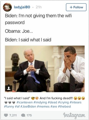 Biden/Obama memes make my day - 2