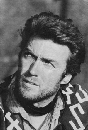  Clint Eastwood on the set of A Fistful of Dollars
