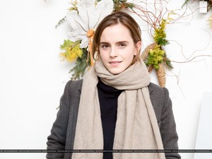  Emma Watson at Domino Magazine Holiday Pop Up in NYC [December 01, 2016]