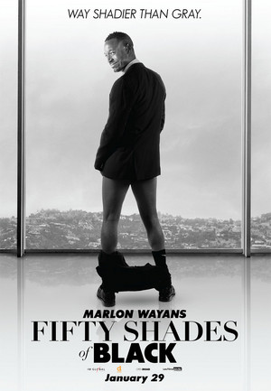  Fifty Shades Of Black Poster