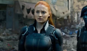  Jean Grey (Sophie Turner) before the climax of X Men Apocalypse 2016