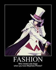  Mephisto has good taste in fashion