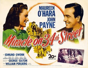  Miracle on 34th straat (1947) Poster