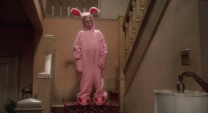 Ralphie in bunny pjs (animated gif)