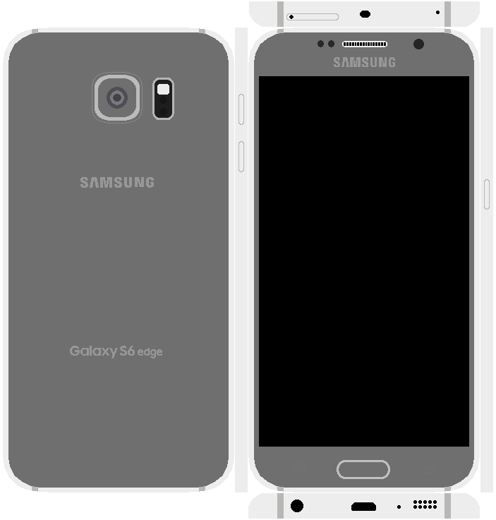 Samsung Galaxy S6 Edge Papercraft 3