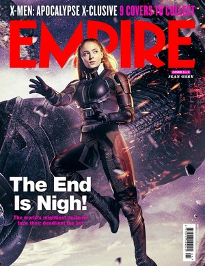  Sophie Turner as Jean Grey in promotional cover for magazine