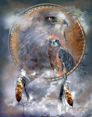  Spirit Of The Hawk por Carol Cavalaris