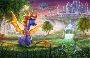  Spyro achtergrond