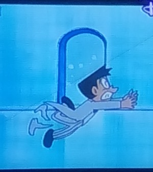  Suneo about to fall