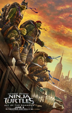  Teenage Mutant Ninja Turtles Out of the Shadows Movie Poster