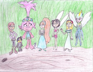  Tiny Non Disney Heroines drawing