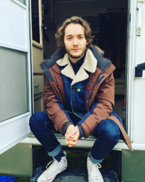  Toby on the set of The Last Kingdom