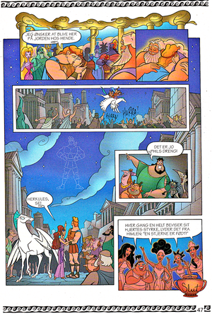  Walt ディズニー Movie Comics - Hercules (Danish 1997 Version)