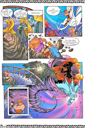  Walt ディズニー Movie Comics - Hercules (Danish 1997 Version)