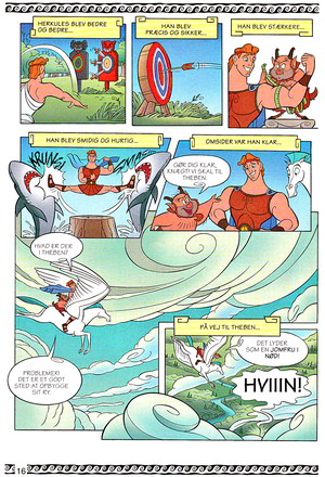  Walt ডিজনি Movie Comics - Hercules (Danish 1997 Version)