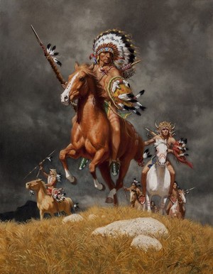  War Chief of the Sioux bởi Frank McCarthy