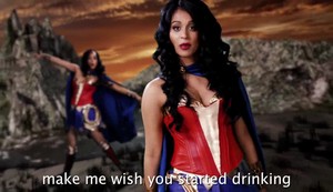  Wonder Woman vs Stevie Wonder {Rap Video}