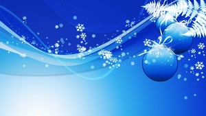  blue Krismas decorations