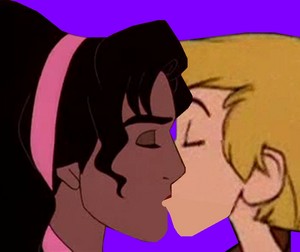  esmeralda and arthur's real Kiss