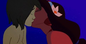  jasmijn and mowgli kiss
