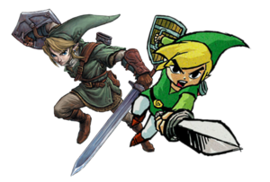  link and toon link