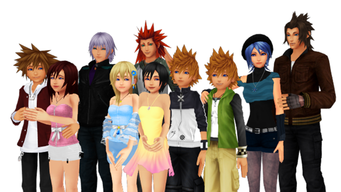  kingdom hearts friends are power together forever 