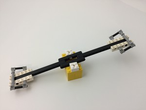  A Lego see saw for Duplo figures