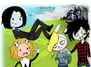  Adventure Time X Lenore the cute little dead girl crossover