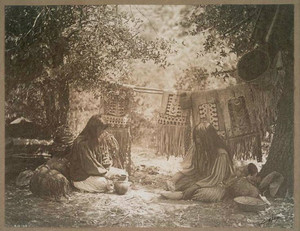 Apache Camp Life 1906 by Edward Curtis