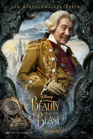  Beauty and the Beast (2017) Character Poster - Cogsworth